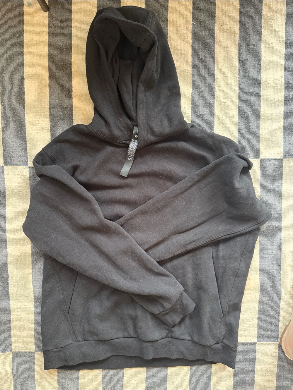 lululemon athletica Men's Black Hooded Pullover